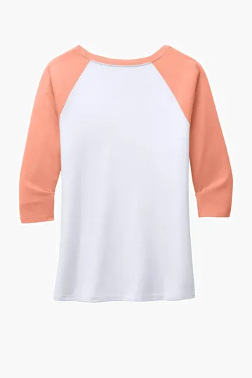 District Women's Perfect Tri 3/4-Sleeve Raglan — view 21