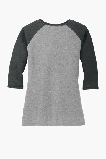 District Women's Perfect Tri 3/4-Sleeve Raglan — view 11