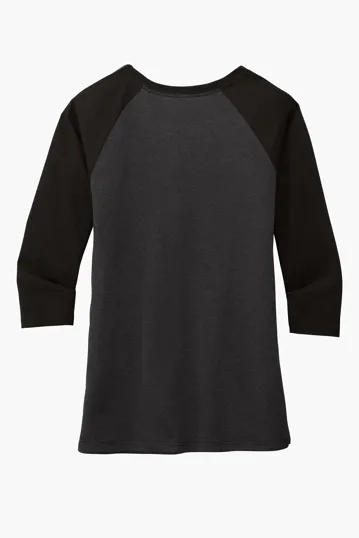 District Women's Perfect Tri 3/4-Sleeve Raglan — view 12
