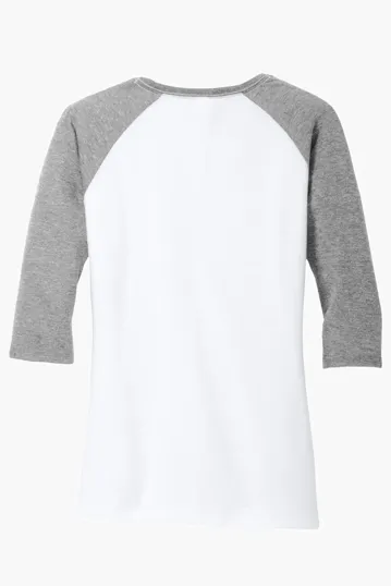 District Women's Perfect Tri 3/4-Sleeve Raglan — view 15