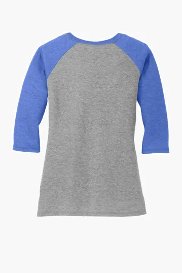 District Women's Perfect Tri 3/4-Sleeve Raglan — view 19
