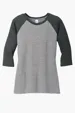 District Women's Perfect Tri 3/4-Sleeve Raglan — view 2