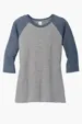 District Women's Perfect Tri 3/4-Sleeve Raglan — view 7