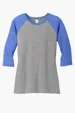 District Women's Perfect Tri 3/4-Sleeve Raglan — view 10