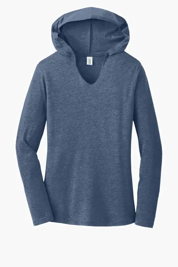 District Women's Perfect Tri Long Sleeve Hoodie — view 5