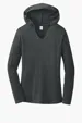 District Women's Perfect Tri Long Sleeve Hoodie — view 2