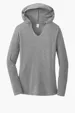 District Women's Perfect Tri Long Sleeve Hoodie — view 4