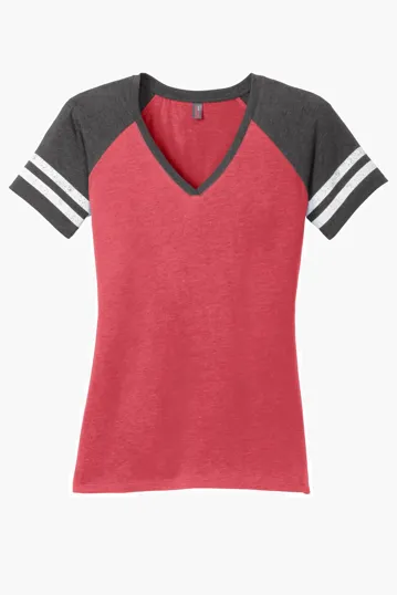 District Women's Game V-Neck Tee — view 3