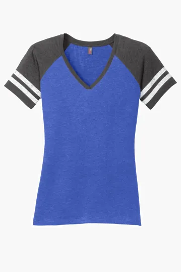 District Women's Game V-Neck Tee — view 4
