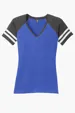 District Women's Game V-Neck Tee — view 4