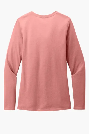 District Women's Perfect Blend CVC Long Sleeve Tee — view 11