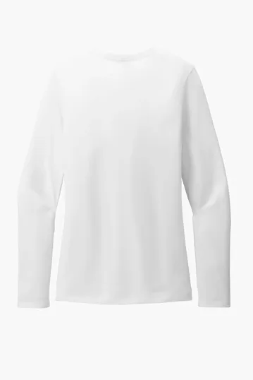 District Women's Perfect Blend CVC Long Sleeve Tee — view 17