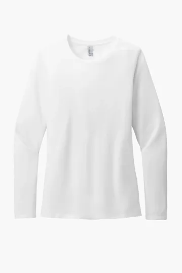 District Women's Perfect Blend CVC Long Sleeve Tee — view 9