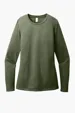 District Women's Perfect Blend CVC Long Sleeve Tee — view 6