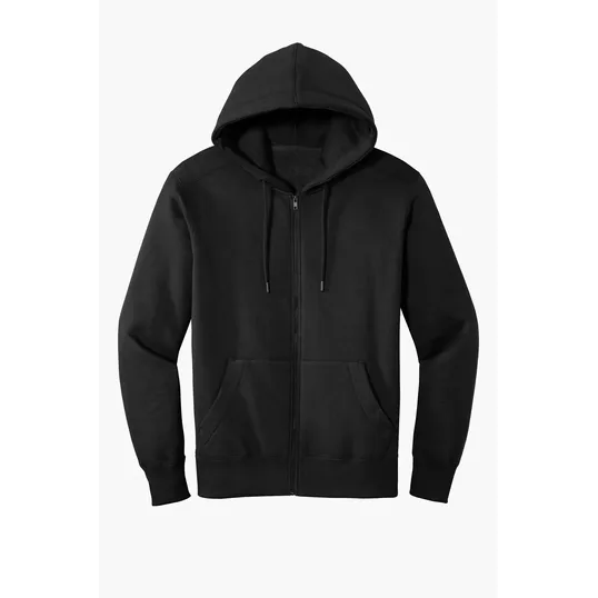 District Perfect Weight Fleece Full-Zip Hoodie — view 3