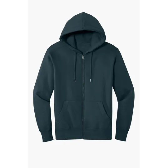 District Perfect Weight Fleece Full-Zip Hoodie — view 4