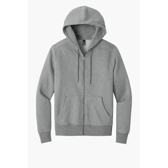 District Perfect Weight Fleece Full-Zip Hoodie — view 9