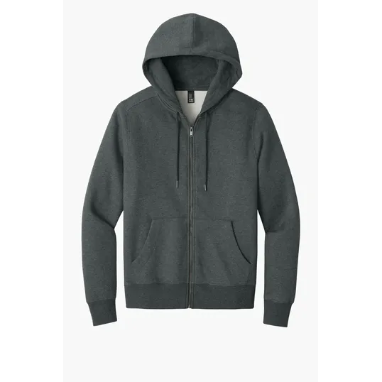 District Perfect Weight Fleece Full-Zip Hoodie — view 10
