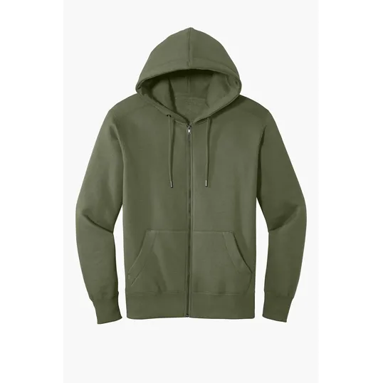 District Perfect Weight Fleece Full-Zip Hoodie — view 14