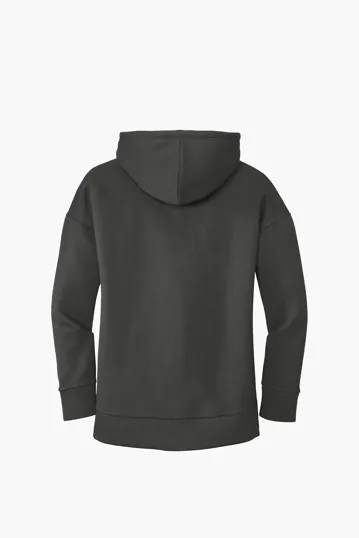 District Women's Perfect Weight Fleece Drop Shoulder Full-Zip Hoodie — view 4