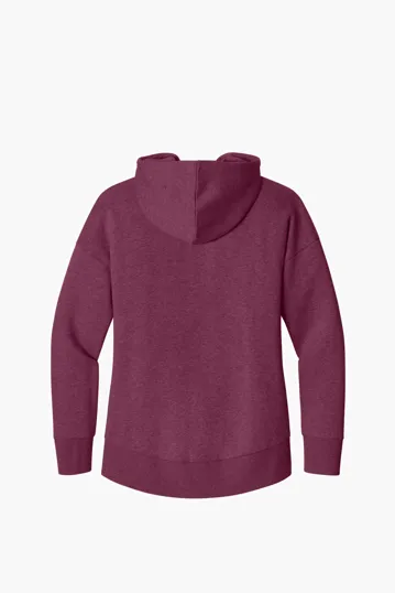District Women's Perfect Weight Fleece Drop Shoulder Full-Zip Hoodie — view 12