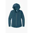 District Women's Perfect Weight Fleece Drop Shoulder Full-Zip Hoodie — view 7