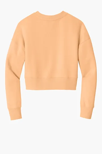 District Women's Perfect Weight Fleece Cropped Crew — view 12