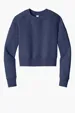 District Women's Perfect Weight Fleece Cropped Crew — view 4
