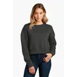 District Women's Perfect Weight Fleece Cropped Crew