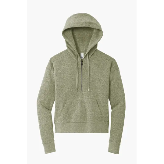 District Women's Perfect Tri Fleece 1/2-Zip Pullover — view 5