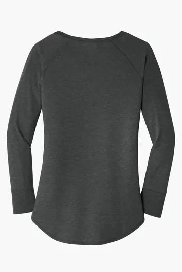 District Women's Perfect Tri Long Sleeve Tunic Tee — view 7