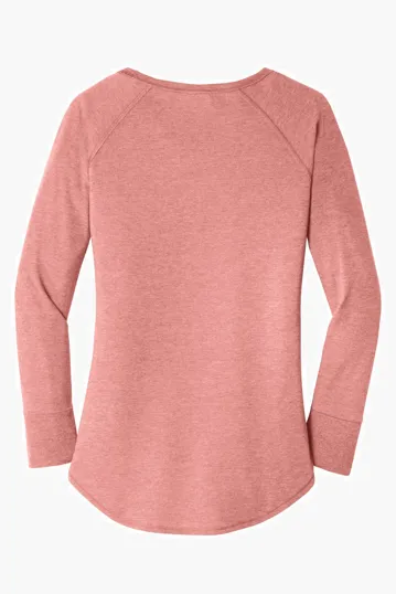District Women's Perfect Tri Long Sleeve Tunic Tee — view 8