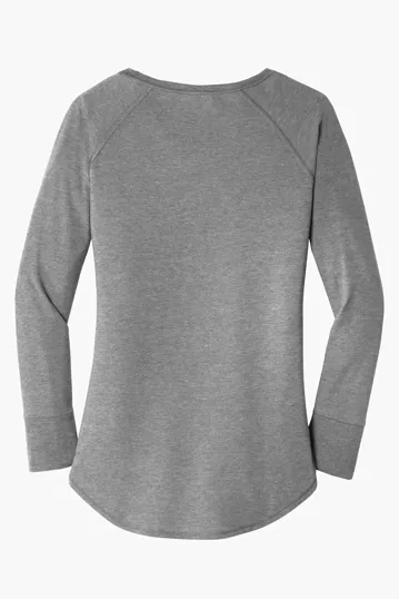 District Women's Perfect Tri Long Sleeve Tunic Tee — view 9