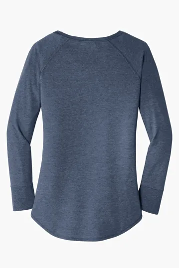 District Women's Perfect Tri Long Sleeve Tunic Tee — view 10