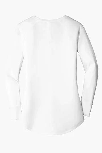 District Women's Perfect Tri Long Sleeve Tunic Tee — view 11