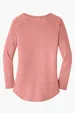 District Women's Perfect Tri Long Sleeve Tunic Tee — view 8