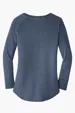 District Women's Perfect Tri Long Sleeve Tunic Tee — view 10