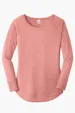 District Women's Perfect Tri Long Sleeve Tunic Tee — view 3