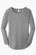 District Women's Perfect Tri Long Sleeve Tunic Tee — view 4