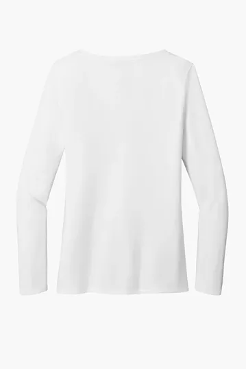 District Women's Perfect Tri Long Sleeve V-Neck Tee — view 19