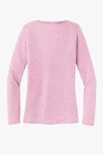 District Women's Perfect Tri Long Sleeve V-Neck Tee — view 20