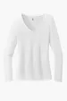 District Women's Perfect Tri Long Sleeve V-Neck Tee  — view 10