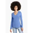 District Women's Perfect Tri Long Sleeve V-Neck Tee 