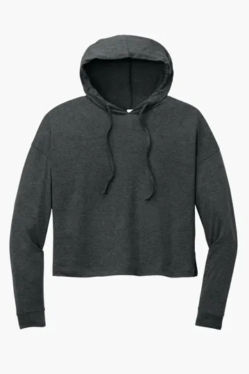 District Women's Perfect Tri Midi Long Sleeve Hoodie — view 3