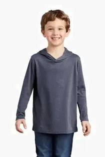 Picture For District Youth Perfect Tri Long Sleeve Hoodie 