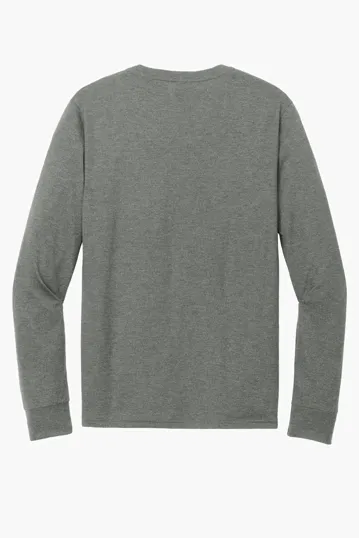 District Perfect Tri Long Sleeve Henley — view 8