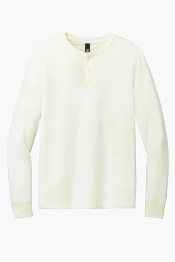 District Perfect Tri Long Sleeve Henley — view 5