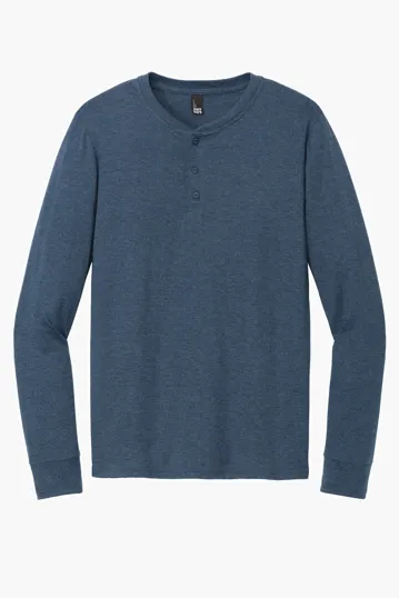 District Perfect Tri Long Sleeve Henley — view 6
