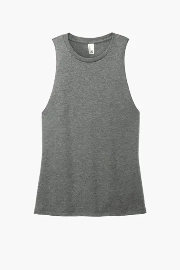 District Women's Perfect Tri Muscle Tank — view 4
