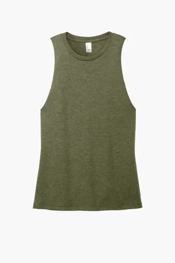 District Women's Perfect Tri Muscle Tank — view 7